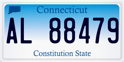 CT license plate AL88479