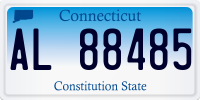 CT license plate AL88485