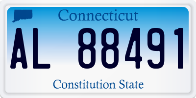 CT license plate AL88491