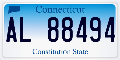 CT license plate AL88494