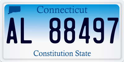 CT license plate AL88497