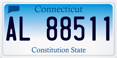 CT license plate AL88511