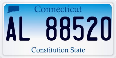 CT license plate AL88520