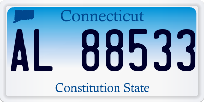 CT license plate AL88533