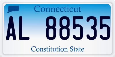 CT license plate AL88535