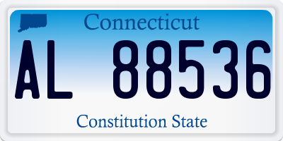 CT license plate AL88536