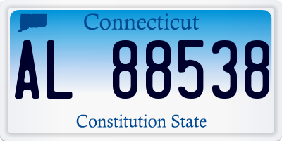 CT license plate AL88538
