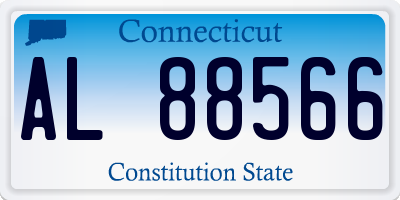 CT license plate AL88566