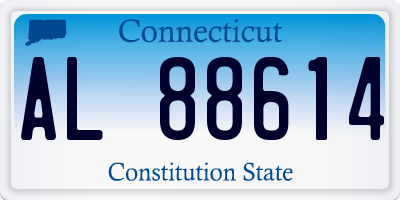 CT license plate AL88614