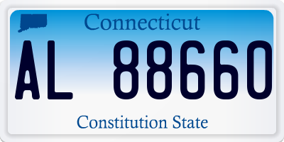 CT license plate AL88660