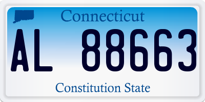 CT license plate AL88663