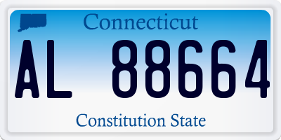 CT license plate AL88664