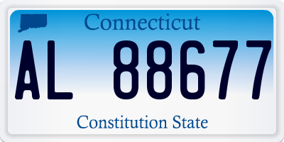 CT license plate AL88677