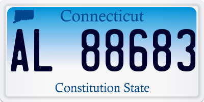 CT license plate AL88683