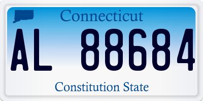 CT license plate AL88684
