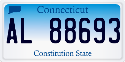 CT license plate AL88693