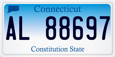 CT license plate AL88697