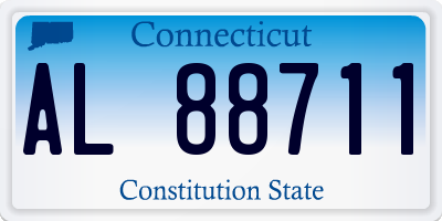 CT license plate AL88711