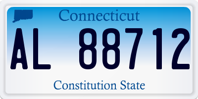 CT license plate AL88712