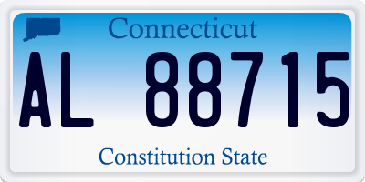 CT license plate AL88715