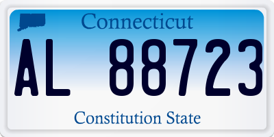 CT license plate AL88723