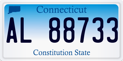 CT license plate AL88733