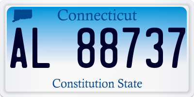 CT license plate AL88737