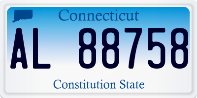 CT license plate AL88758