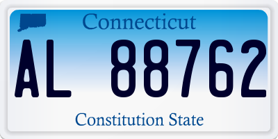 CT license plate AL88762