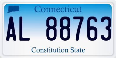 CT license plate AL88763