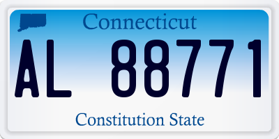CT license plate AL88771