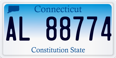 CT license plate AL88774