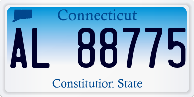 CT license plate AL88775