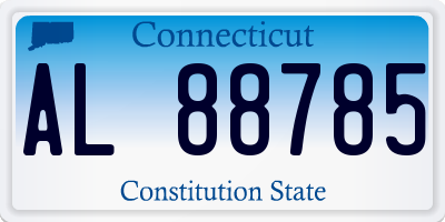 CT license plate AL88785
