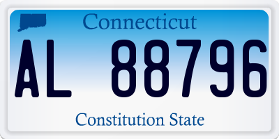 CT license plate AL88796
