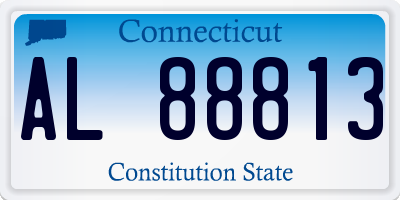 CT license plate AL88813