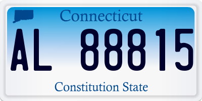 CT license plate AL88815