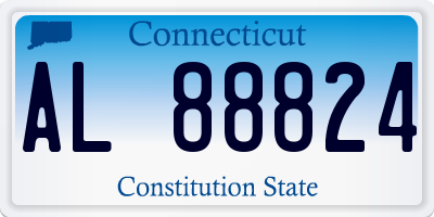 CT license plate AL88824