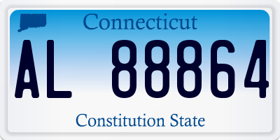 CT license plate AL88864