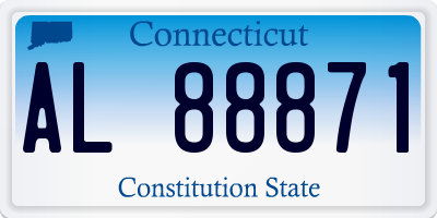 CT license plate AL88871