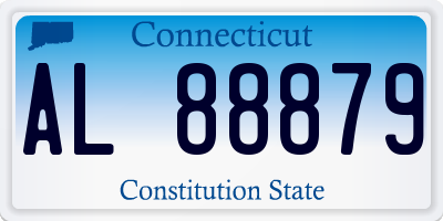 CT license plate AL88879
