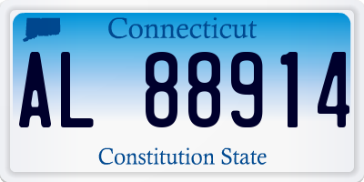 CT license plate AL88914
