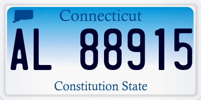 CT license plate AL88915
