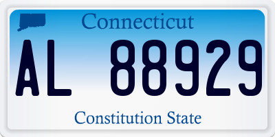 CT license plate AL88929
