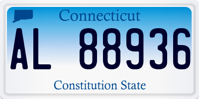 CT license plate AL88936