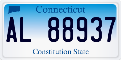 CT license plate AL88937