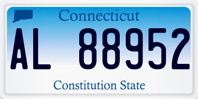 CT license plate AL88952