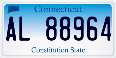 CT license plate AL88964