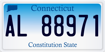 CT license plate AL88971