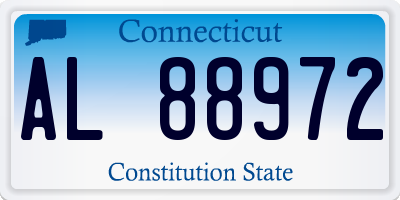 CT license plate AL88972